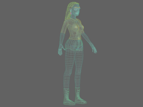 Cool Basic Woman V33037 3Dモデル