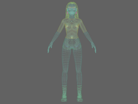 Cool Basic Woman V33037 3Dモデル