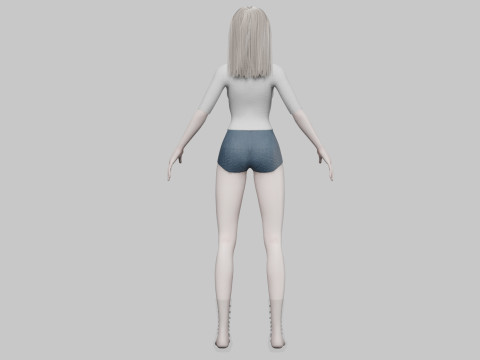 Cool Basic Woman V33037 3Dモデル