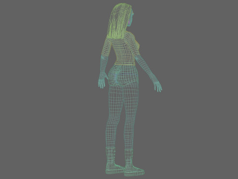 Cool Basic Woman V33037 3Dモデル