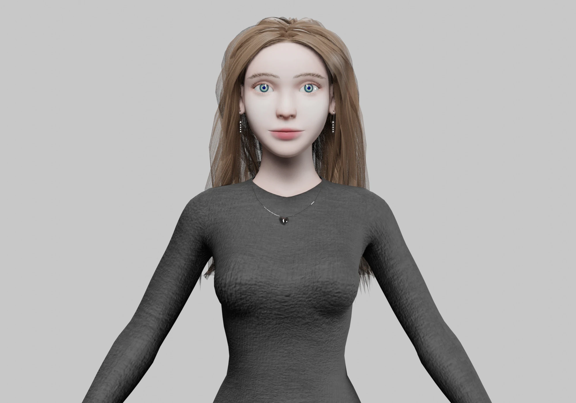 Cool Pretty Woman V34096 3D Model .c4d .max .obj .3ds .fbx .stl .blend 