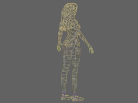 Cool Pretty Woman V34096 3D Model