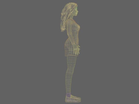 Cool Pretty Woman V34096 3D Model