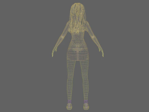 Cool Pretty Woman V34096 3D Model
