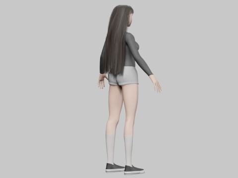 Pretty Beautiful woman V30996 Modèle 3D