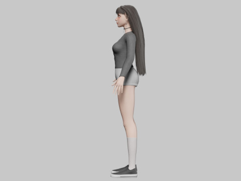 Pretty Beautiful woman V30996 Modèle 3D