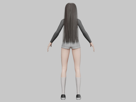 Pretty Beautiful woman V30996 Modèle 3D
