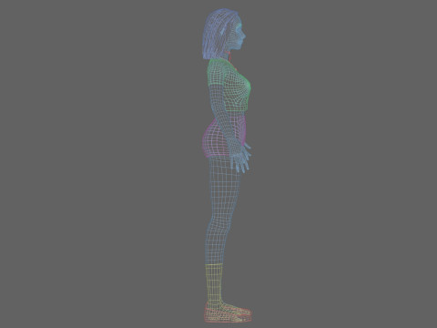 Pretty Standard Woman V27024 3Dモデル