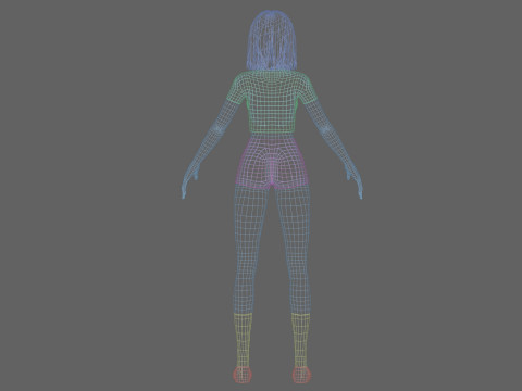Pretty Standard Woman V27024 3Dモデル