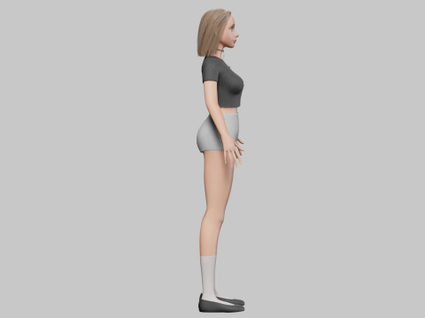Pretty Standard Woman V27024 3Dモデル