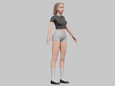Pretty Standard Woman V27024 3Dモデル