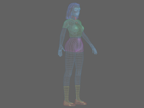 Pretty Standard Woman V27024 3Dモデル