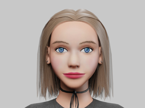 Pretty Standard Woman V27024 3Dモデル