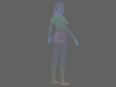 Pretty Standard Woman V27024 3Dモデル