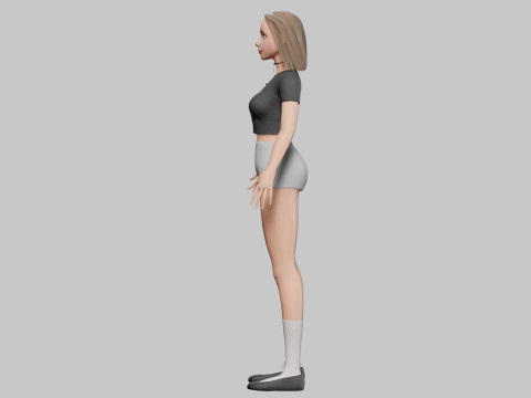 Pretty Standard Woman V27024 3Dモデル