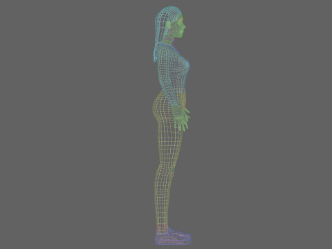 Standard Basic Woman V25461 3D Model