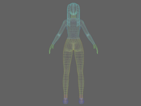 Standard Basic Woman V25461 3D Model