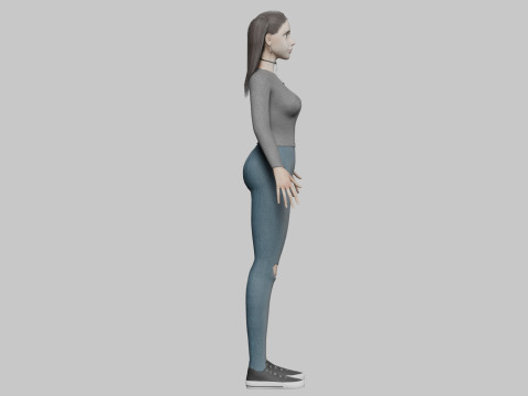 Standard Basic Woman V25461 3D Model