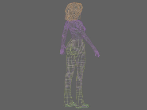 Standard cute Woman V31958 Modelo 3D