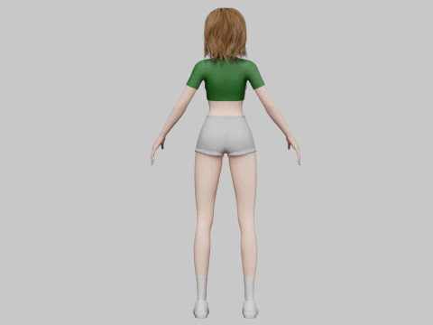 Standard Pretty woman V33821 3D Model