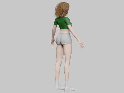 Standard Pretty woman V33821 3D Model