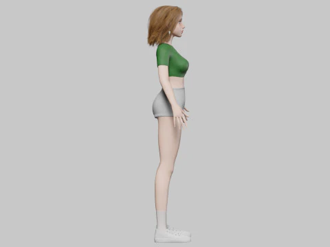 Standard Pretty woman V33821 3D Model