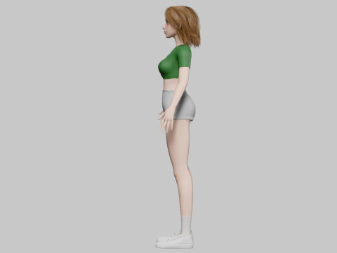 Standard Pretty woman V33821 3D Model