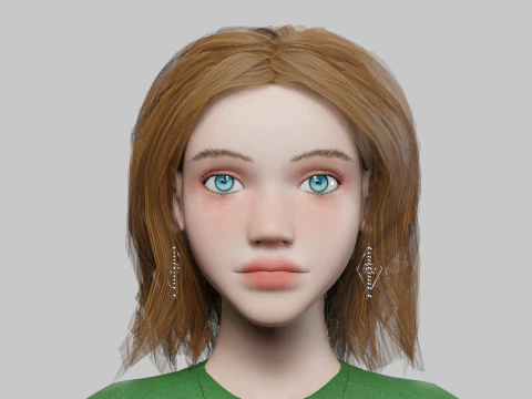 Standard Pretty woman V33821 3D Model