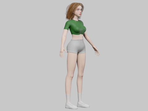 Standard Pretty woman V33821 3D-Modell