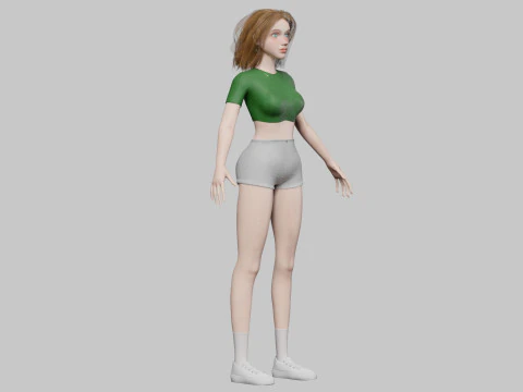 Standard Pretty woman V33821 3D Model