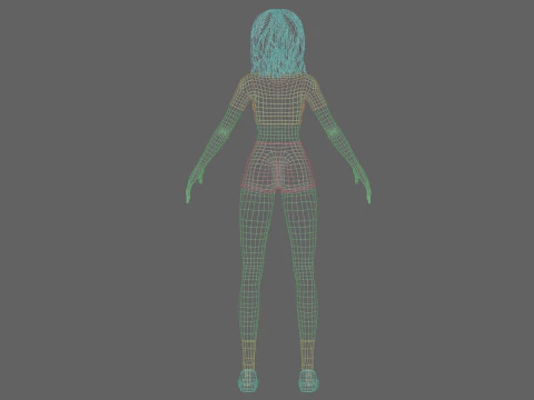 Standard Pretty woman V33821 3D Model
