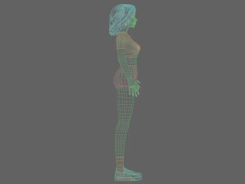 Standard Pretty woman V33821 3D Model
