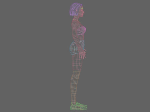 Stylized Pretty Woman V30878 3D मॉडल