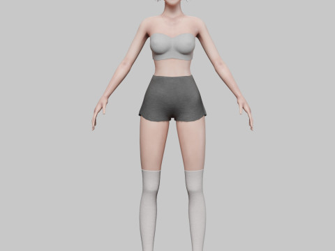 Stylized Pretty Woman V30878 3D मॉडल