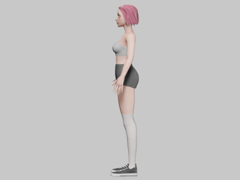 Stylized Pretty Woman V30878 3D मॉडल