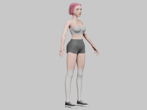 Stylized Pretty Woman V30878 3D मॉडल