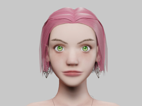 Stylized Pretty Woman V30878 3D मॉडल