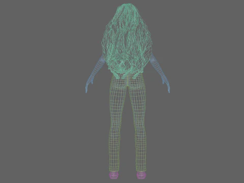 Sweet Basic Woman V39919 3D Model