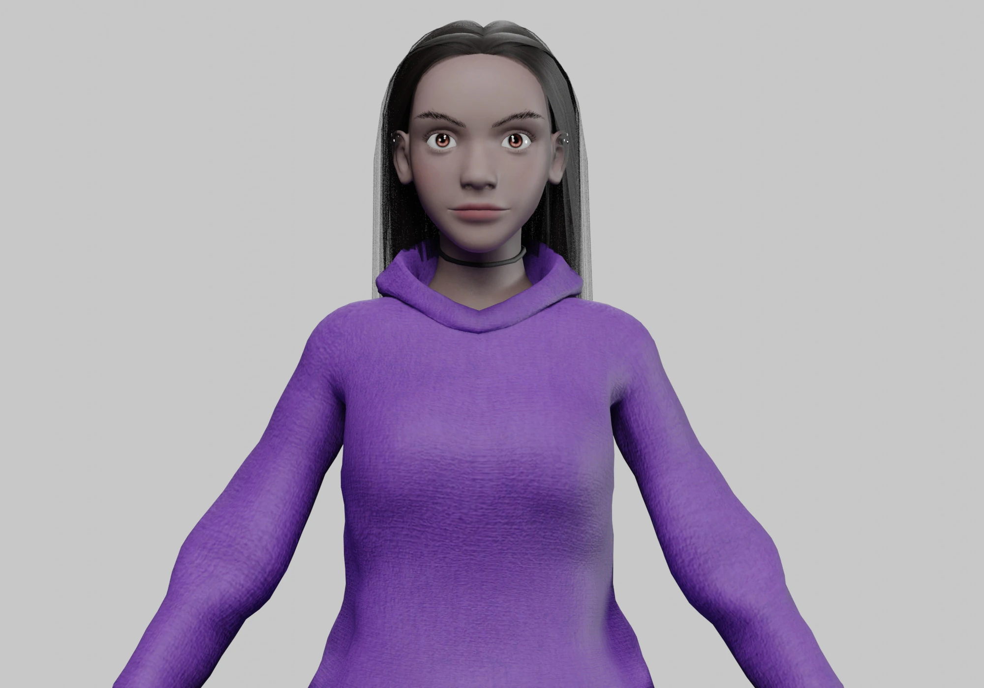 Basic Beautiful woman V29756 3D Model .c4d .max .obj .3ds .fbx .stl .blend 