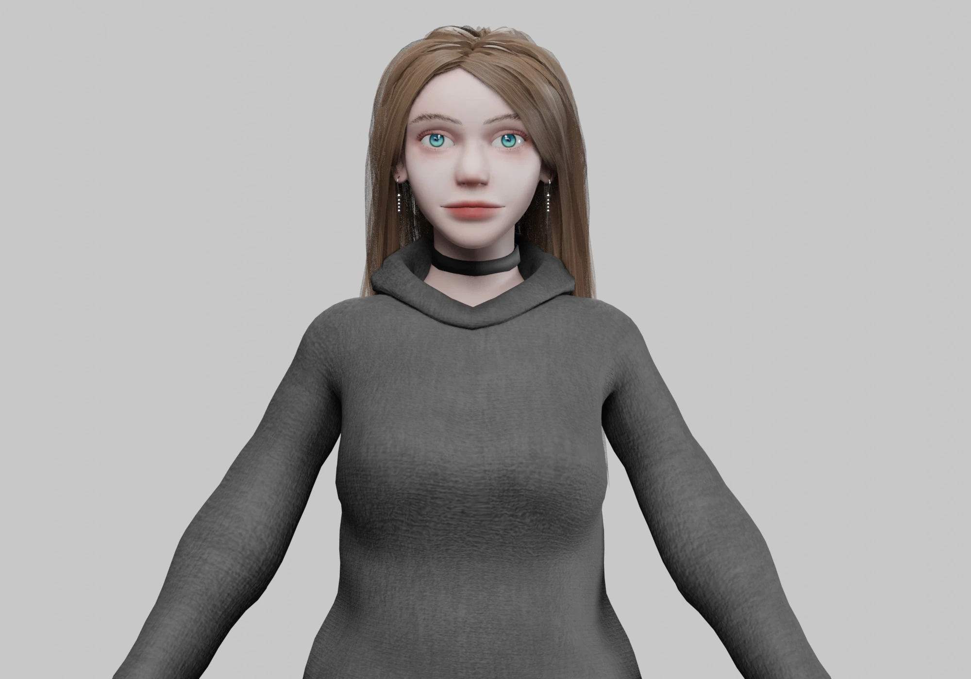 Basic classic woman V32703 3D Model .c4d .max .obj .3ds .fbx .stl .blend 