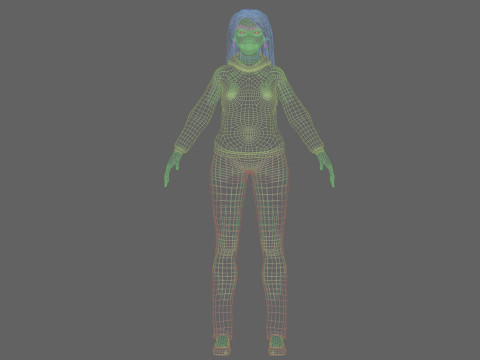 Basic classic woman V32703 Modello 3D