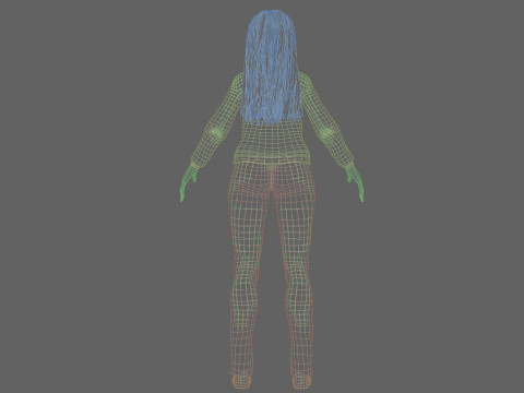 Basic classic woman V32703 Modello 3D