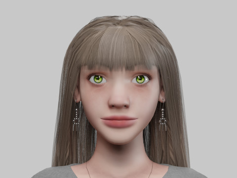 Basic Standard woman V33016 3D 모델