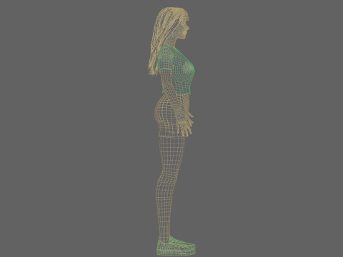 Basic Standard woman V33016 3D मॉडल