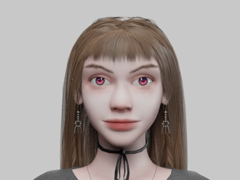 Beautiful Basic Woman V32497 Modelo 3D