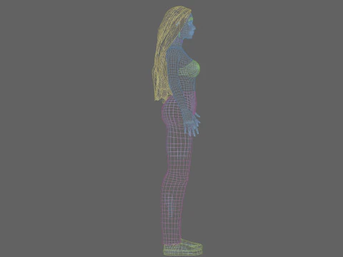 Beautiful Pretty Woman V32418 3D Model