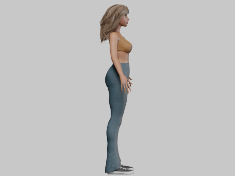 Beautiful young woman V33065 Modelo 3D