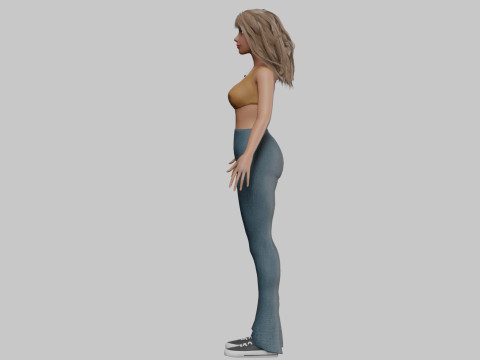 Beautiful young woman V33065 Modelo 3D