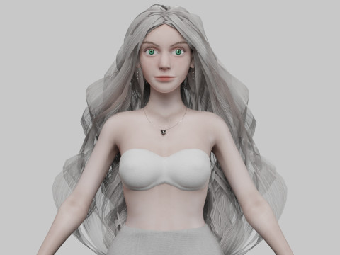 Classic Basic Woman V34941 3D Model