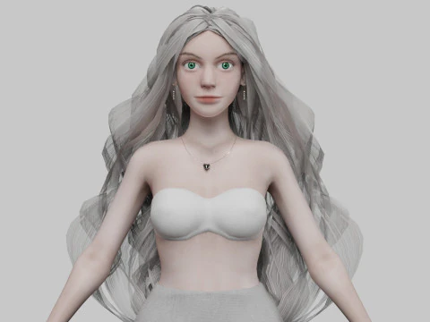 Klassieke Basis Dames V34941 3D Model